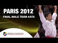 (2/2) Karate Japan vs Italy. Final Male Team Kata. WKF World Karate Championships 2012