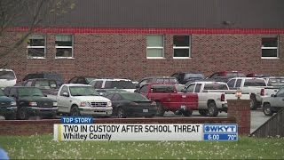 Two in police custody after threat at Whitley County Schools