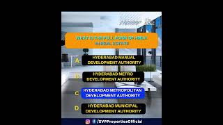 What Is The Full Form Of HMDA In Real Estate | Real Estate | HMDA | Quiz | Question Of The Day