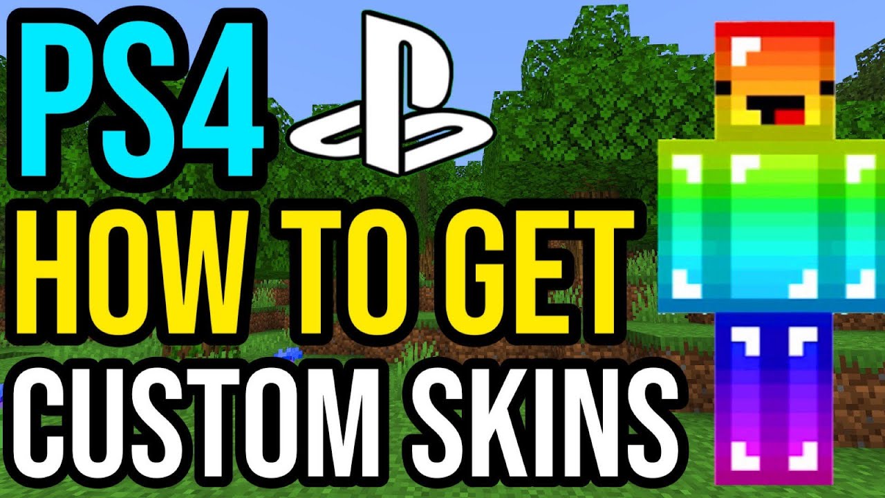 How To Get Custom Skins On Minecraft PS4 & PS5 - Make Your Own Skin ...