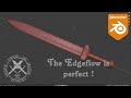 How to model a sword with perfect Edgeflow in blender 2 9