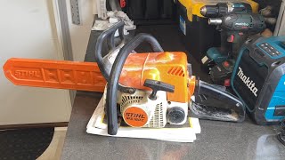 Motorsåg Stihl MS180-C - svårstartad - total genomgång