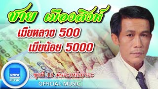 ชาย เมืองสิงห์ - เมียหลวง 500 เมียน้อย 5000 (OFFICIAL MUSIC)