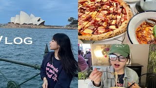 VLOG 来澳洲开启新生活啦｜打卡了绝美悉尼歌剧院 邦迪海滩｜泰国菜\u0026意大利餐｜南半球的春天