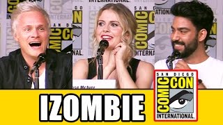 iZOMBIE Season 3 Comic Con Panel (Part 1) - Rose McIver, Aly Michalka, David Anders, Rahul Kohli