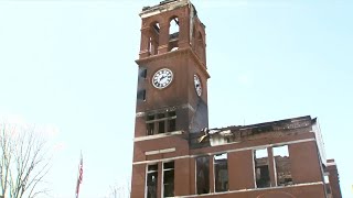 Floyd County leaders address emergency plans after Historic Courthouse destroyed in fire