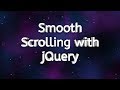 How to add Smooth Scrolling to your one page website with jQuery