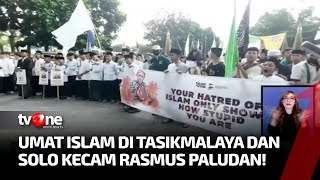 Buntut Aksi Pembakaran Al Quran, Umat Islam di Tasikmalaya & Solo Kecam Rasmus Paludan | Kabar Pagi