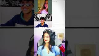 @PAYAL GAMING reaction on @Adarsh Singh Omegle Video found love on omegle #shorts #omegle