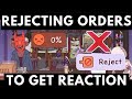 Rejecting All Orders To Get Reactions | Good Pizza Great Pizza | Reject Option | Angry Reaction |