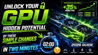 Unlock FREE GPU Performance in 2 Minutes 😏 Better FPS, Lower Lag! (2026)