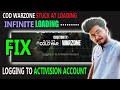 how to fix COD WARZONE STUCK AT LOADING SCREEN /#LOGGING TO ACTIVISION ACCOUNT ll by borntoplaygames