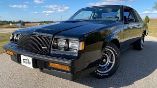 1987 Buick Grand National, 3.8L Turbo Charged V6, 66k Actual Miles Stock #1634