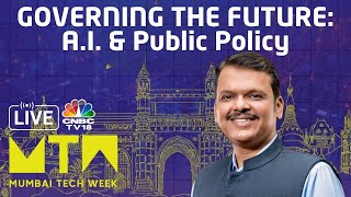 Mumbai Tech Week 2025 LIVE | Maharashtra CM Devendra Fadnavis On AI \u0026 Public Policy | N18L