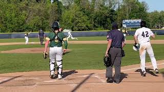 Ryan Costello slams a 2-run triple off the rightfield fence