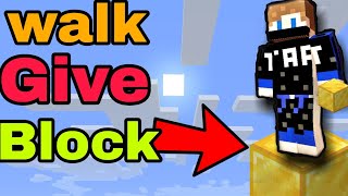 Minecraft But If Youu Walk On  A Block You Got It || TAP BOY ||like @BlackClueGaming@TapBoy
