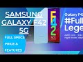 Samsung Galaxy F42 5G Price, Official Look, Design, Specs, Camera & Features