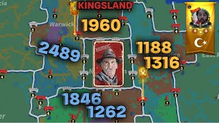 1960 vs 2489 ! KRALIN TOPRAKLARINDA KARTLAR DAĞITILAMIYOR ! - Rise of Kingdoms