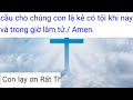 kinh cầu Ơn chết lành.