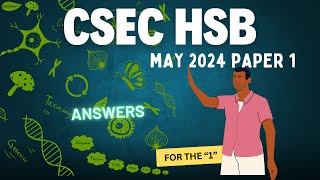 CSEC HSB May 2024 Paper 1 Answer