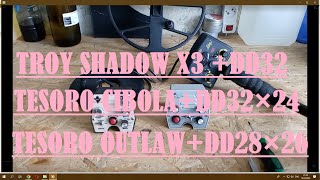 TROY SHADOW X3+TESORO OUTLAW+TESORO CIBOLA