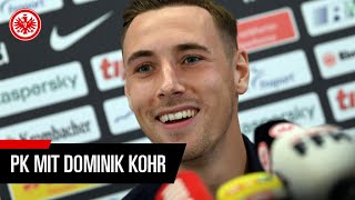"Freue mich auf dem Platz zu stehen" | Pressekonferenz mit Dominik Kohr | Eintracht Frankfurt
