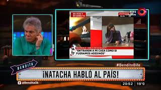 ¡Natacha Jaitt habló al país luego del allanamiento!