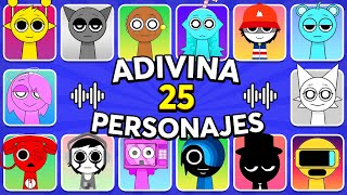 Adivina El Personaje De INCREDIBOX SPRUNKI😱🎶Simon💛Oren🧡Pinki🤖Fun Bot🤖Garnold💜Adivina La Voz😍Rey Quiz