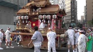 2012年　天神祭　本宮③　地車（天神橋北詰）