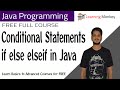 Conditional Statements if else elseif in Java || Lesson 16 || Java Programming || Learning Monkey ||