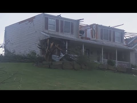 Several homes damaged by tornado in Fairhaven, West Virginia