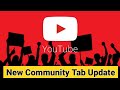 Youtube New Community Tab Update|Good News for YouTubers🙂 #shorts