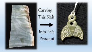 Carvin' a MAORI INSPIRED WHALE TAIL PENDANT from Stone!!!