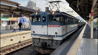 EF65-2057号機牽引貨物 蓮田駅通過