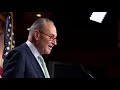 Senate Democratic Leader Chuck Schumer holds news conference