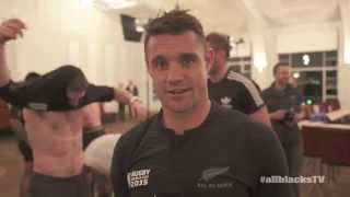 Behind the scenes at the All Blacks Team Photo