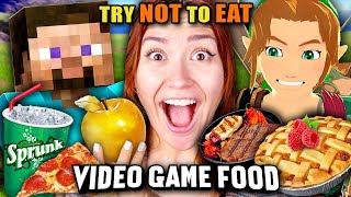 Try Not To Eat - Iconic  Game Food! (GTA, Pokemon, Minecraft)