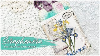 Easy FOLD OUT from SCRAPS #2 | SCRAPHEMERA #3 | How to Use Book Pages | Ephemera for Junk Journals