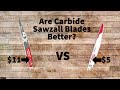 Are Carbide Reciprocating Saw (Sawzall) Blades Better?