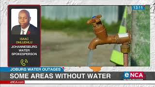 Some areas in Johannesburg still without water