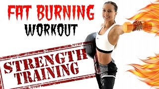 STRENGTH TRAINING WORKOUT (MEDICINE BALL optional) | FAT BURNING WORKOUT