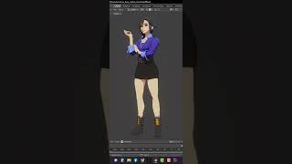 ff7 tifa Inspired #shorts #3d #anime