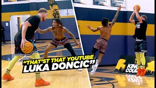 This 1v1 Had Us SHOCKED!! YouTube LUKA DONCIC vs CLAMP GOD!