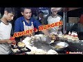 Angry burger, Bun Kabab Street Food Of Karachi | Fastest Burger Making | Anday Wala Burger