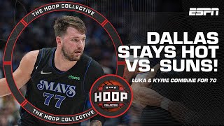 Dallas STAYS HOT 🔥 Luka & Kyrie COMBINE for 70 points vs. Suns  | The Hoop Collective