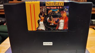 neo geo 161 in 1 multicart for the AES review