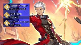 Archer With 7 Galatic Voyager,6 Skill Points, And 6 The Planet Of Festivities Bonds.