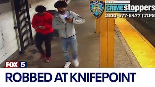 NYC crime: Man robbed at knifepoint in subway station