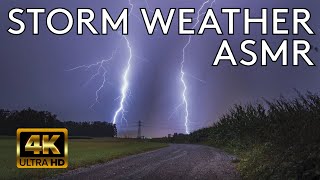 Storm Lightning Weather ASMR - Stress Relief Relaxing and Sleeping Sounds