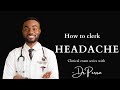 HOW TO CLERKING HEADACHES #OSCE #Clinical exams #OSCE #Clinical exams #migraine #headaches